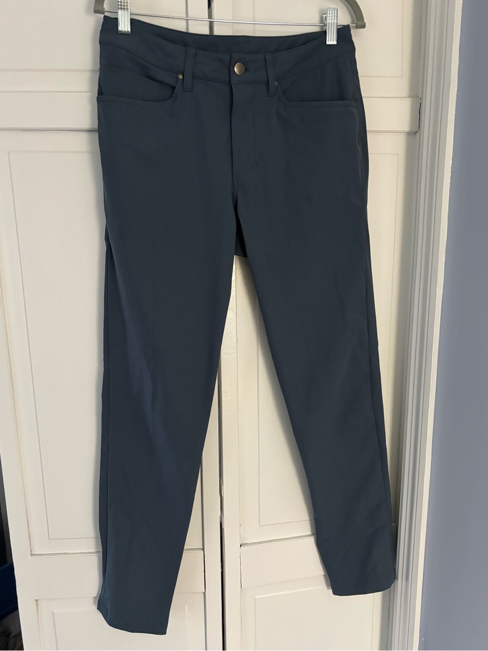 Lululemon ABC Pant Slim 30x32 Blue Gray Warpstreme 5-Pocket Pants